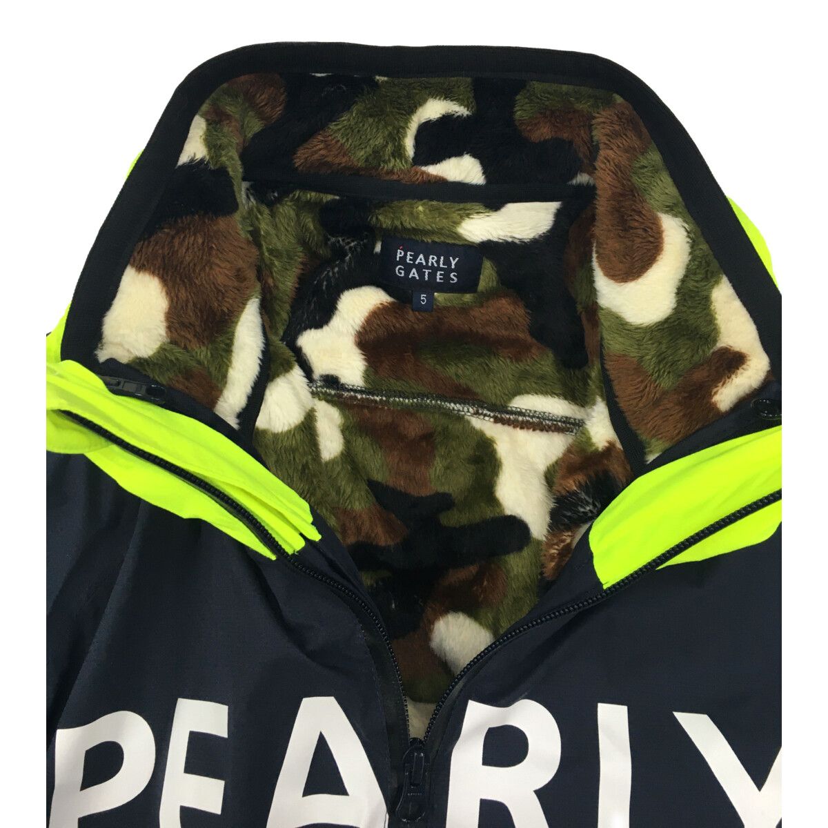 中古 メンズ パーリーゲイツ PEARLY GATES ブルゾン 5 紺 ネイビー