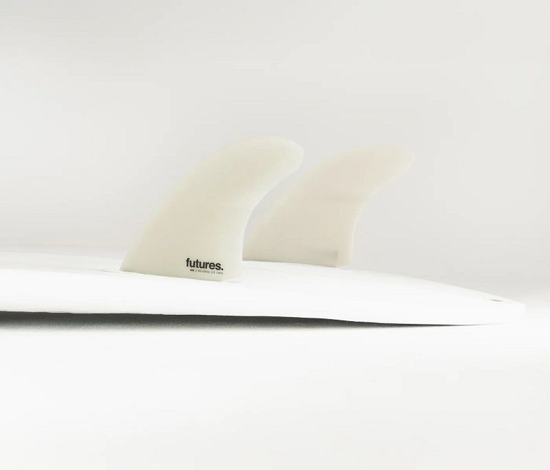 フィンキープレゼント Futures Fin EN Reverse 3 2 Twin Fiber Glass イーエヌ リバース ツイン フィン ファイバーグラス グレー GREY フューチャー