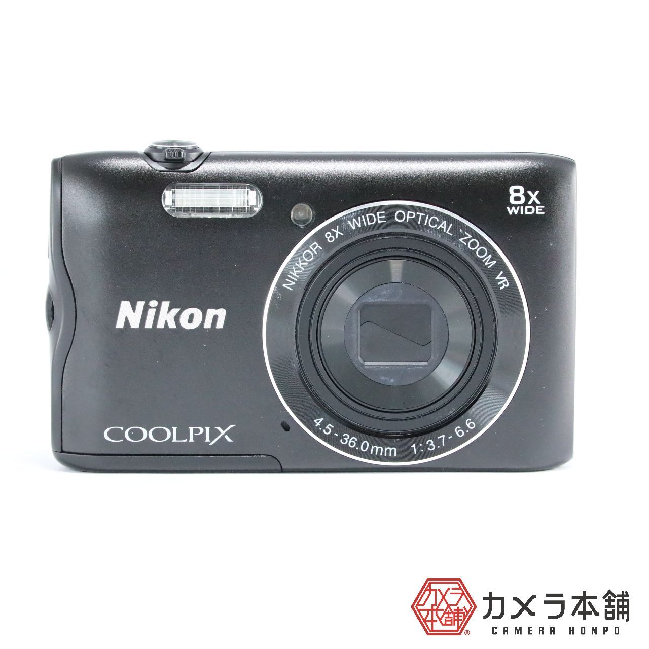 Nikon ニコン デジタルカメラ COOLPIX A300 ブラック - カメラ本舗