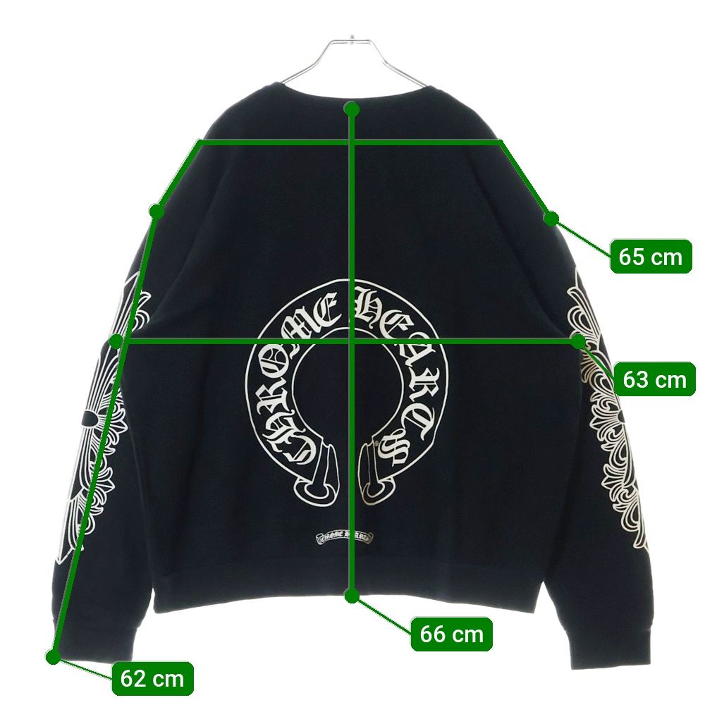 小梅 クロムハーツ Chrome Hearts スウェット ホースシュー CHROME HEARTS クロムハーツ Horseshoe L/S Sweatshirt ホース