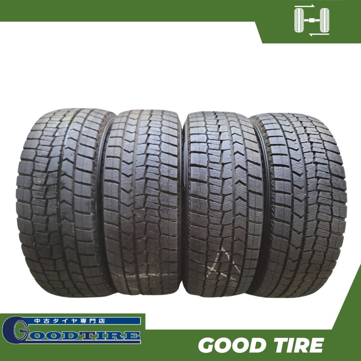 215 60R16 製 冬用4本セット 8.5分山 ダンロップ WINTER MAXX WM02 タイヤ タイヤ オデッセイ エスティマ クラウン 6471