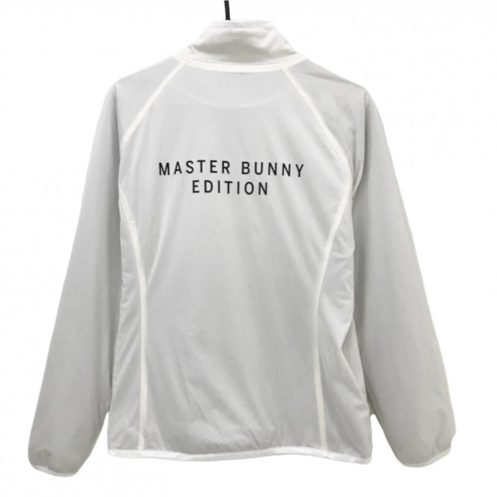 マスターバニー リバーシブルジャケット 白×杢グレー 千鳥格子 裏白