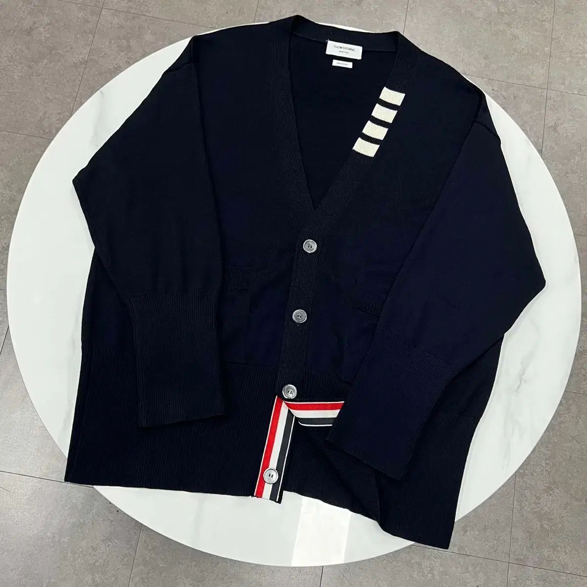 オーバーサイズ 4 Thom Browne トム ブラウン ネクササン カーディガン