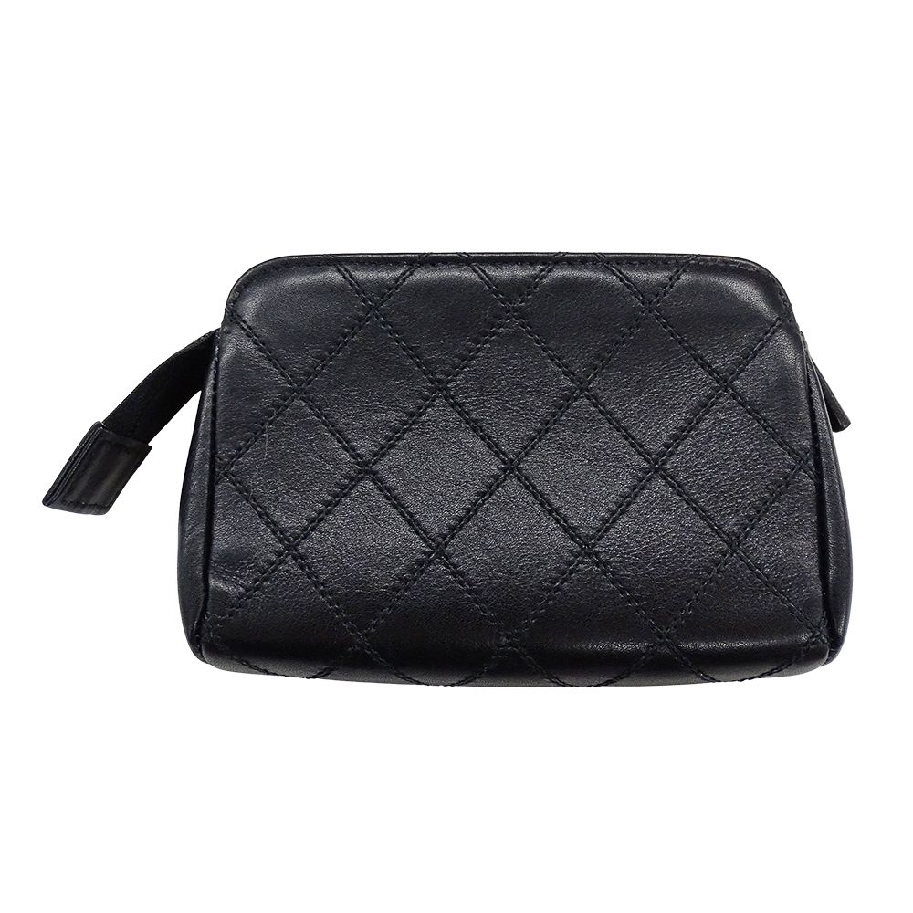 シャネル CHANEL ポーチ レディース ブランド 小物入れ レザー