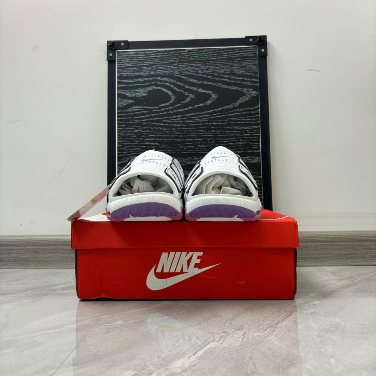 新品未使用 Nike Air More Uptempo Slide ナイキ エア モア アップ 