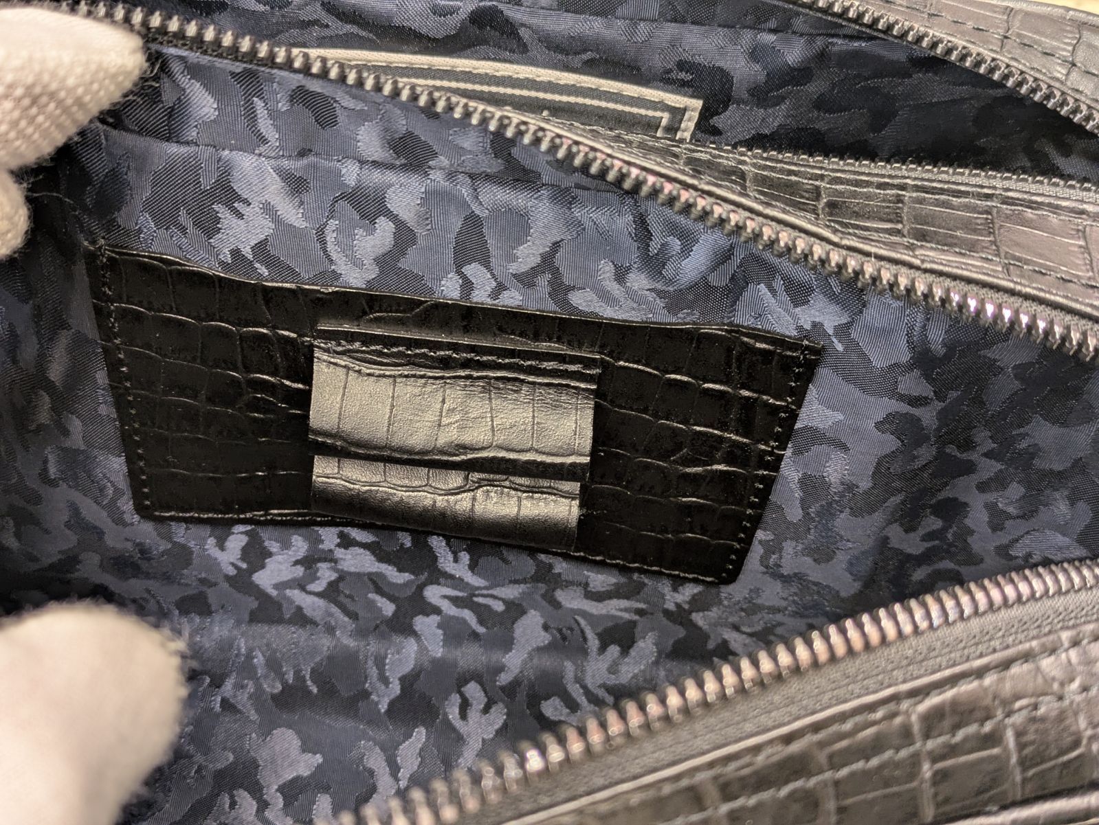 BARNI VARNO（バーニヴァーノ）WファスナーセカンドBAG マットブラック 