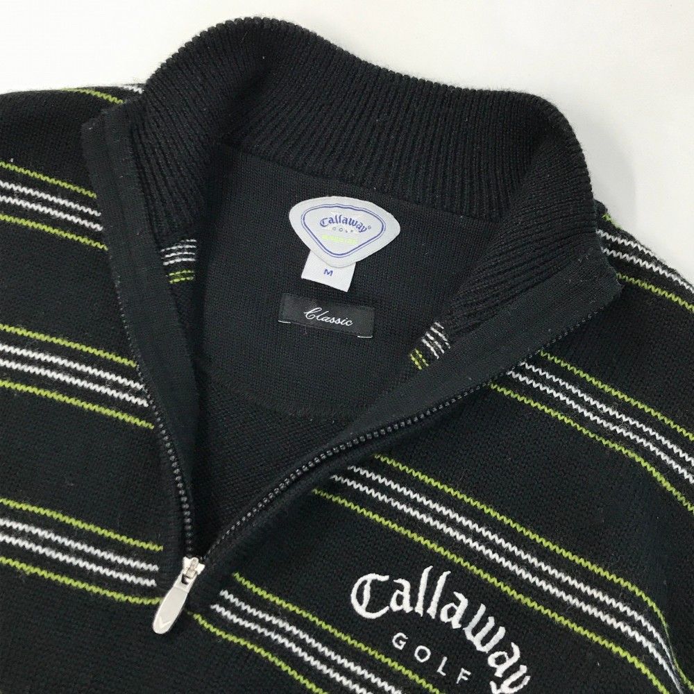 Callaway Men's Weather Series ¼ Zip Mock Neck Pullover For