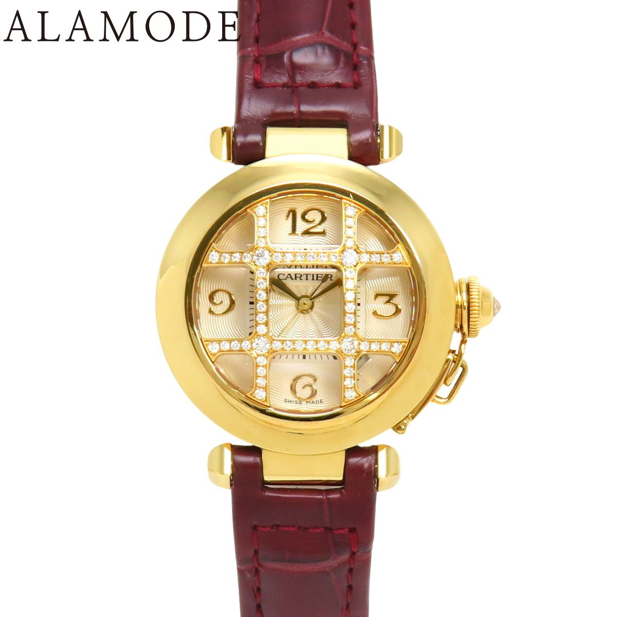 カルティエ　レディース CARTIER カルティエ バロンブルー レディース腕時計 36mm