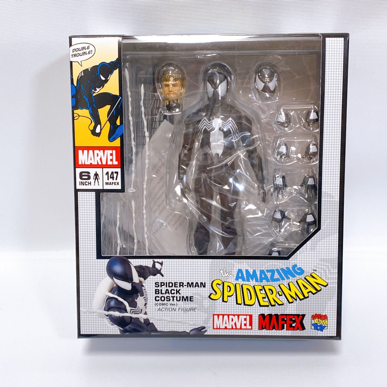 マフェックス スパイダーマンブラックコスチューム コミック MEDICOM