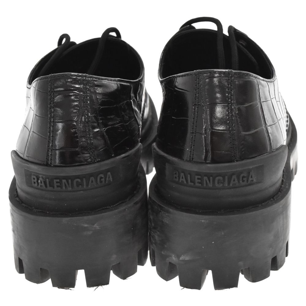 BALENCIAGA (バレンシアガ) SERGENT 型押しレースアップロゴ