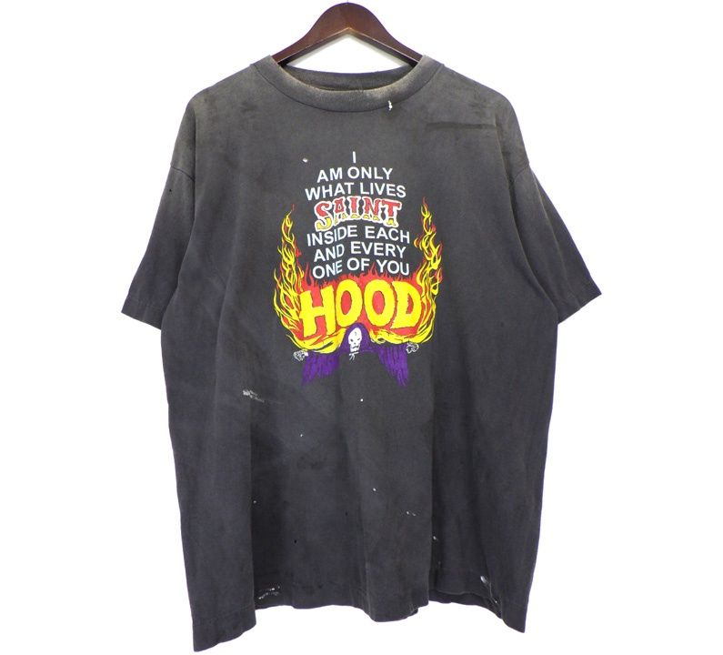 セントマイケル SAINT MICHAEL × ネイバーフッド NEIGHBORHOOD 25SS SM-HR8-0000-C69 STHD . SS TEE HOOD プリント Tシャツ 41415