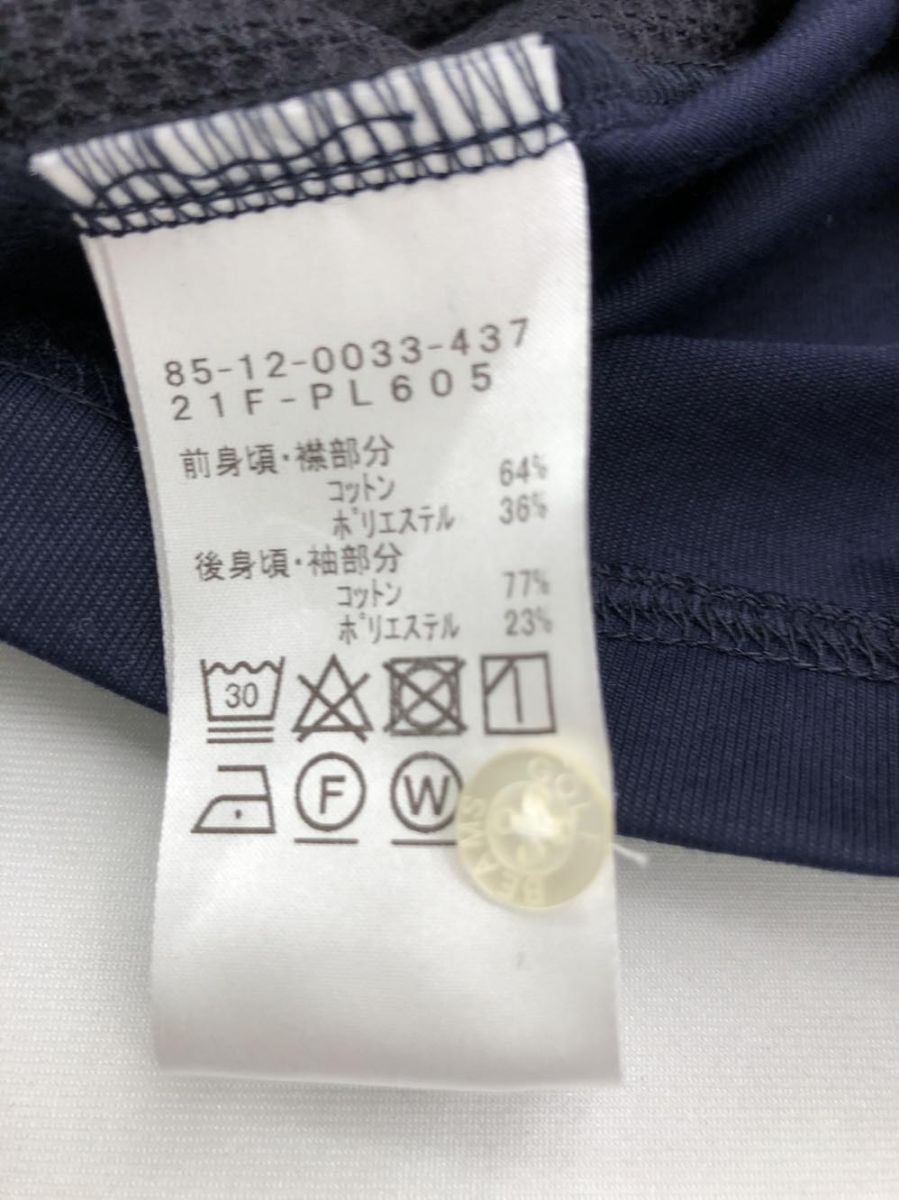 BEAMS GOLF ビームスゴルフ 長袖 シャツ sizeM/黒x紺