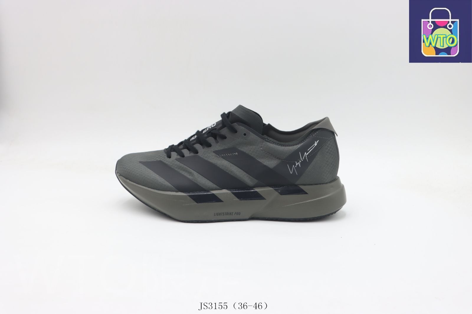 今日 Adidas アディダス アディダスランニングシューズ ダークグレー JS3155-WTO輸入1
