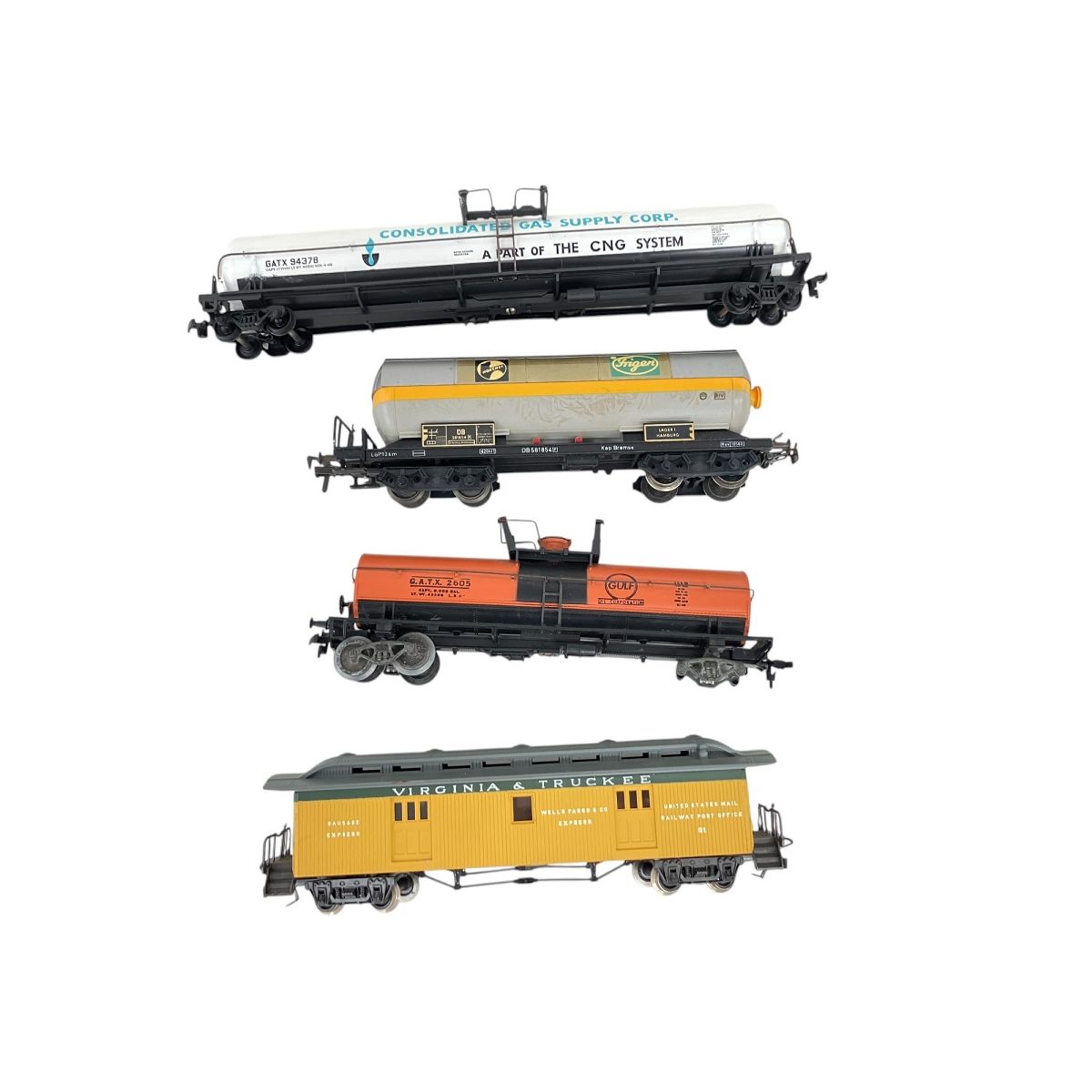 VIRGINIA & TRUCKEE 貨物車 タンク車等 4両セット 外国車両 鉄道