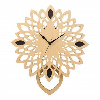 イシグロ 木製振り子時計 ダリア 31264