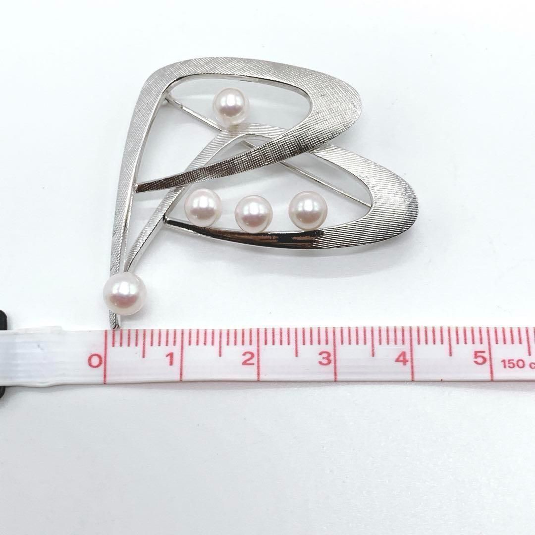 MIKIMOTO ミキモト パール デザイン ブローチ シルバー - メルカリ