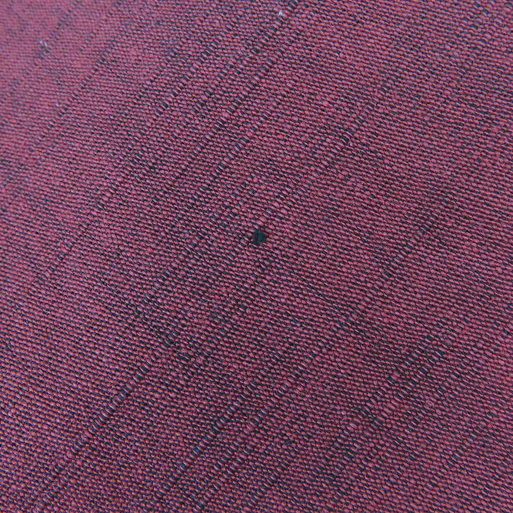 中古】 帯 京袋 正絹(金銀糸除く) 真紅 刺し子 和装 呉服 和服 きもの