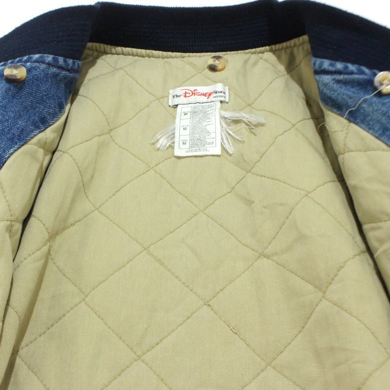 00s Disney くまのプーさん Pooh デニム スタジャン メンズ 表記M