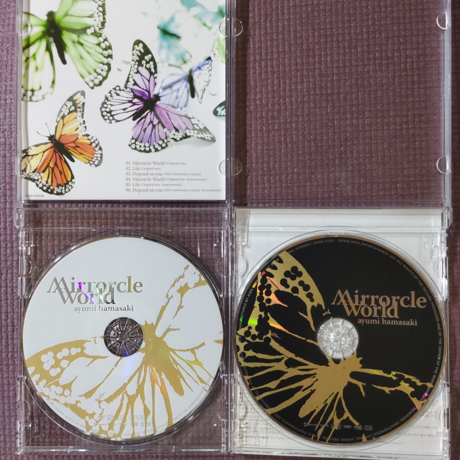 浜崎あゆみ　10th mirrorcle world +サインボール　セット 浜崎あゆみ 10th mirrorcle world +サインボール セット 浜崎