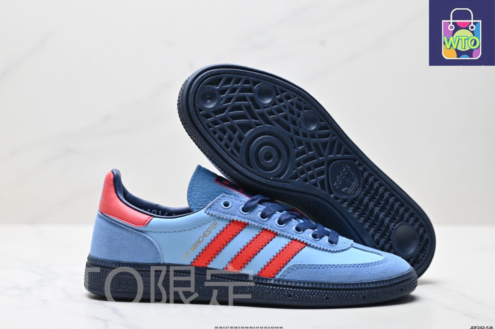  アディダス オリジナルバージョンの Handball Spezial アディダスのクラシックモデルで ヴィンテージなレトロスタイルのカジュアルスケートシューズです-WTO輸入3 スニーカー 靴