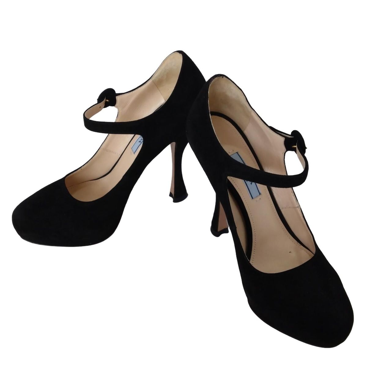 PRADA(プラダ) パンプス 38 1/2 レディース - 黒 - メルカリ