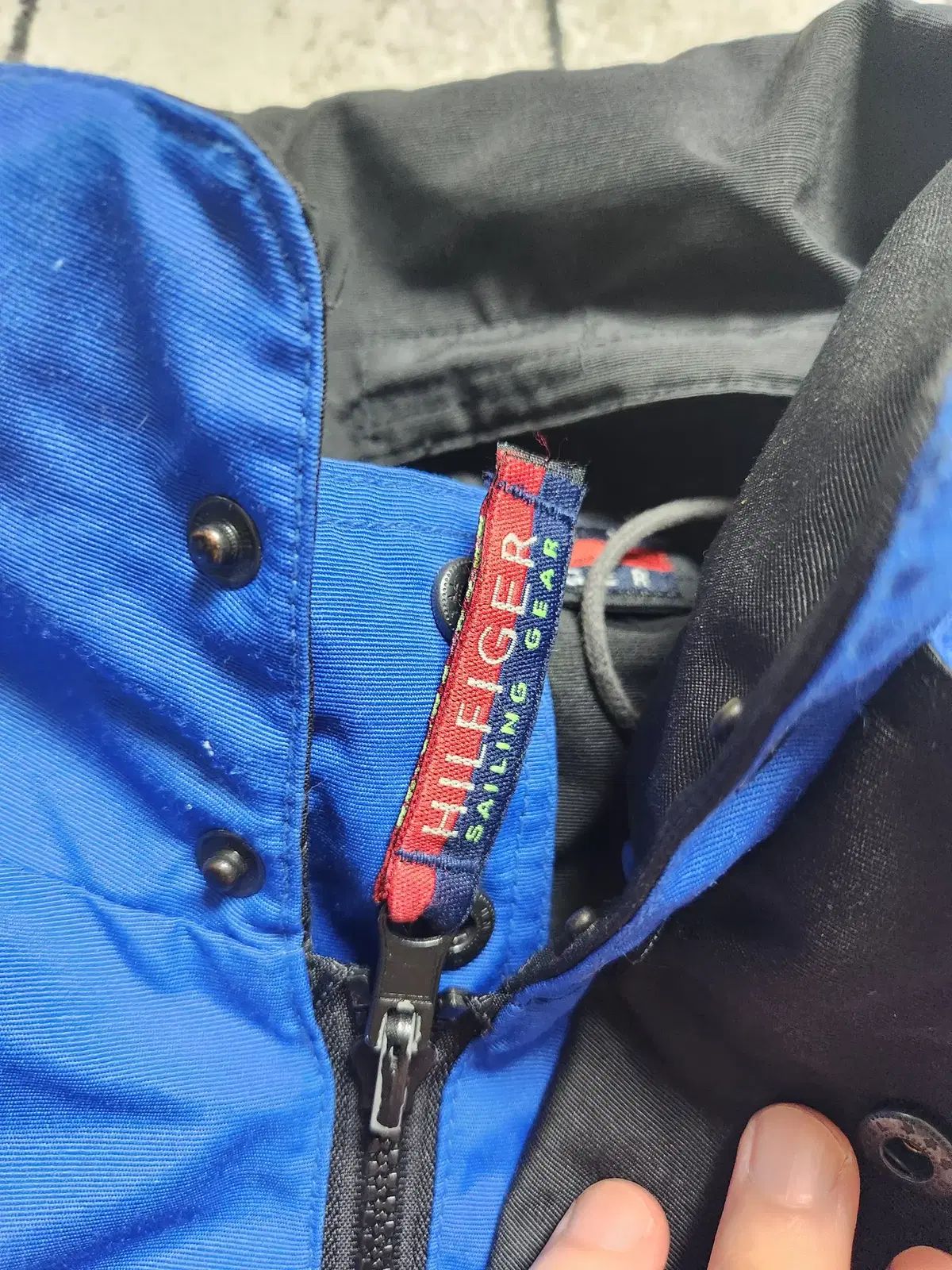 Tommy Hilfiger トミーヒルフィガー 羊ギア リバーシブル ジャケット サイズ XL XXL KANDAIZUMI_COM