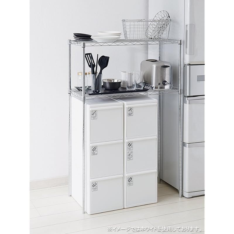 ライクイット like-it ゴミ箱 縦型 分別引出しステーション 3段 ワイド 約60リットル 20リットル×3段 キャスター付 ブラウン 約幅25.5x奥46.5x高93.5cm BW-3C 引出し分別ペール 大容量 多分別 ダストボックス 0