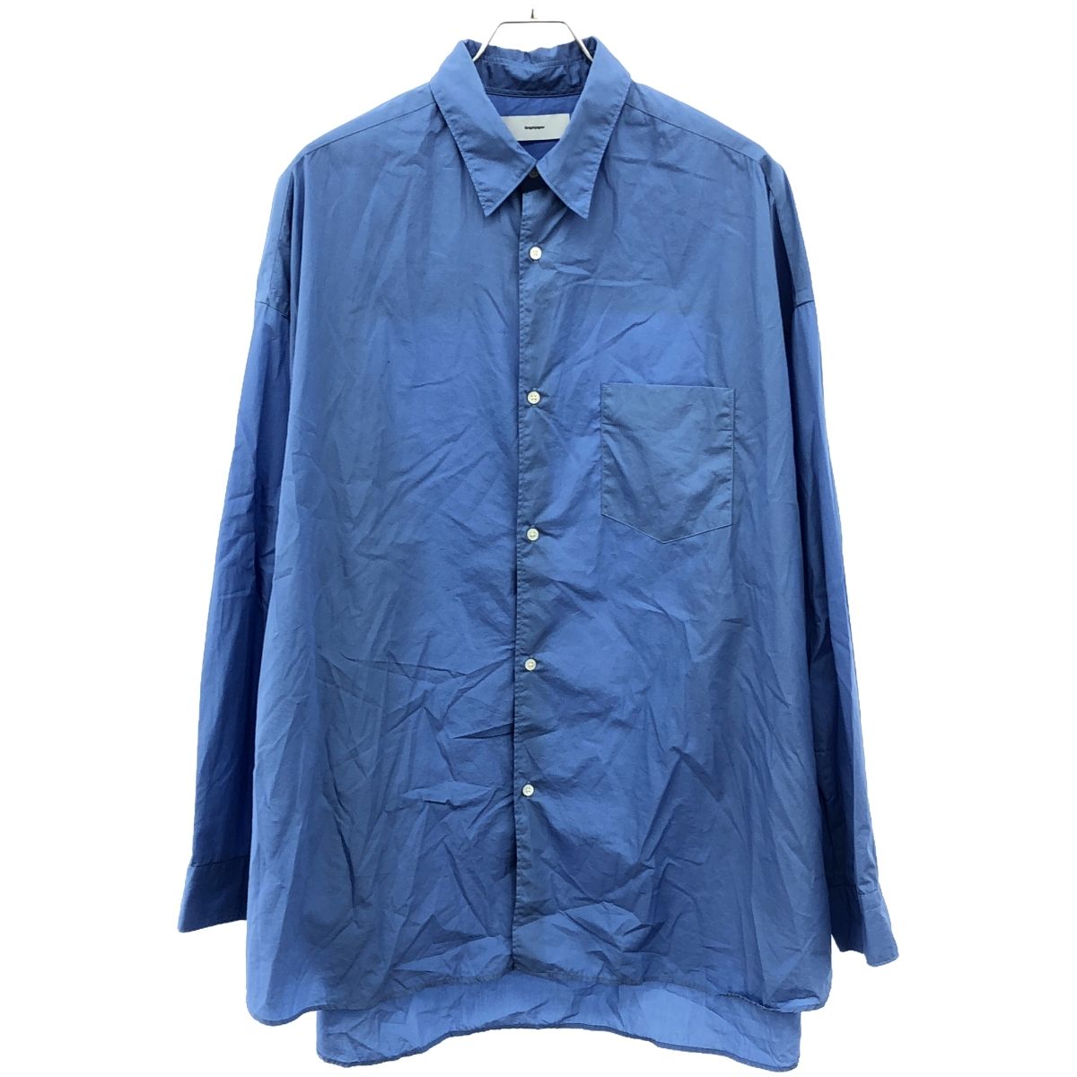 Graphpaper グラフペーパー 23AW Broad L/S Oversized Regular Collar 
