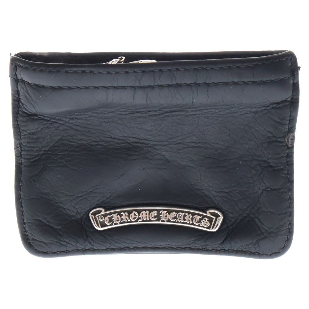クロムハーツコインパース3×4ブラックヘビーレザー|クロムハーツ通販