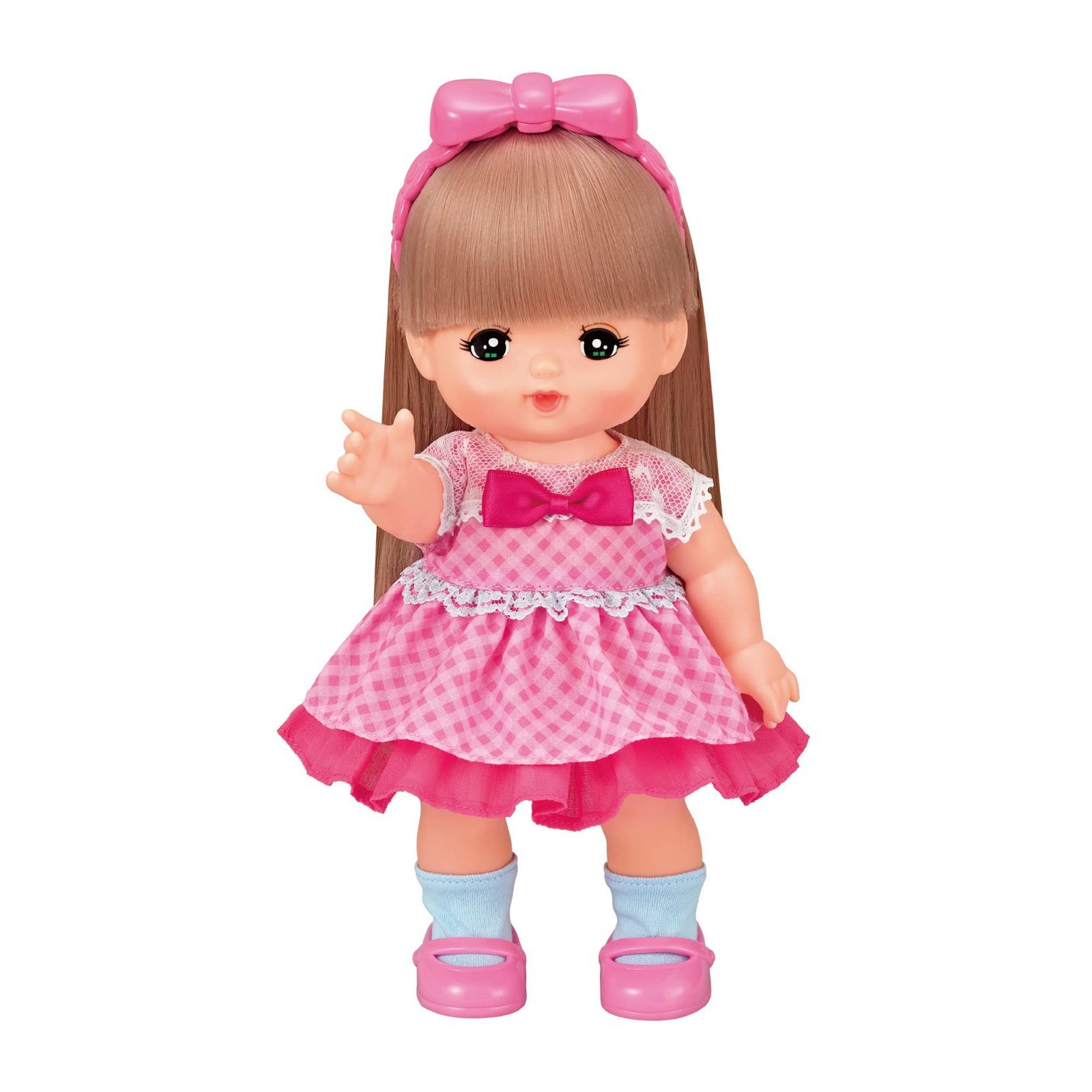 【在庫処分】メルちゃん お人形セット おしゃれヘアメルちゃん(2022年発売モデル) CORPORATION) ピンク色 パイロットコーポレーション(PILOT 1851571