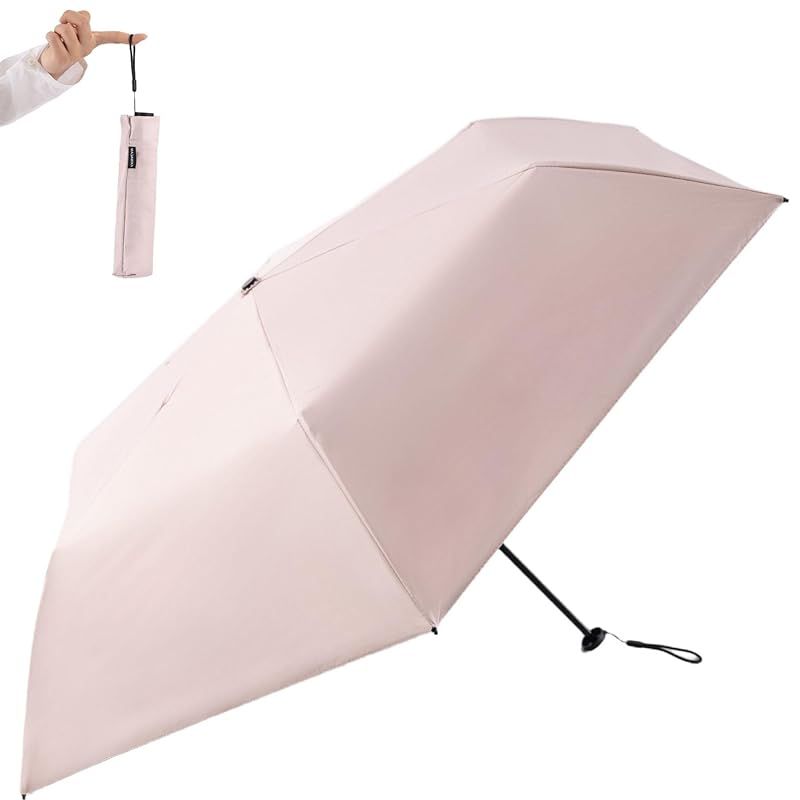 FANACAN 超軽量 カーボン 日傘 uvカット 100 遮光 折り畳み傘 完全遮光 遮熱 コンパクト 超撥水 晴雨兼用 軽い 丈夫 おりたたみ傘 メンズ レディース 男性 女性 兼用 0