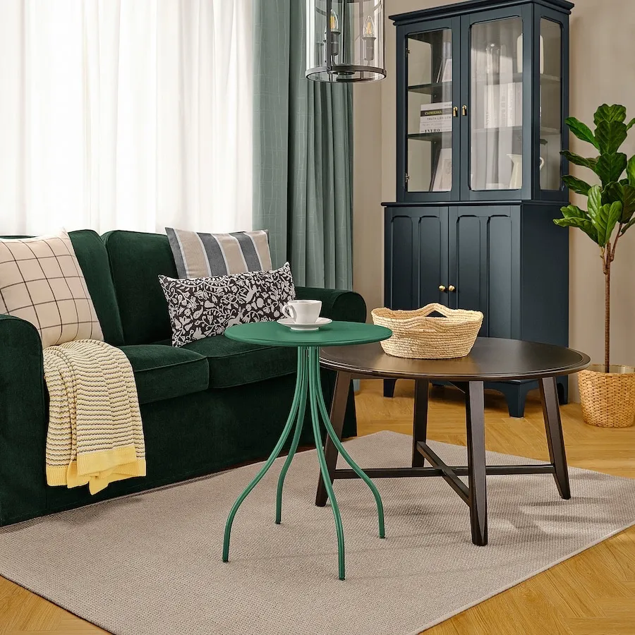 IKEA　VEJMON 丸テーブル　センターテーブル Amazon.co.jp: IKEA VEJMON コーヒーテーブル 90cm ブラック