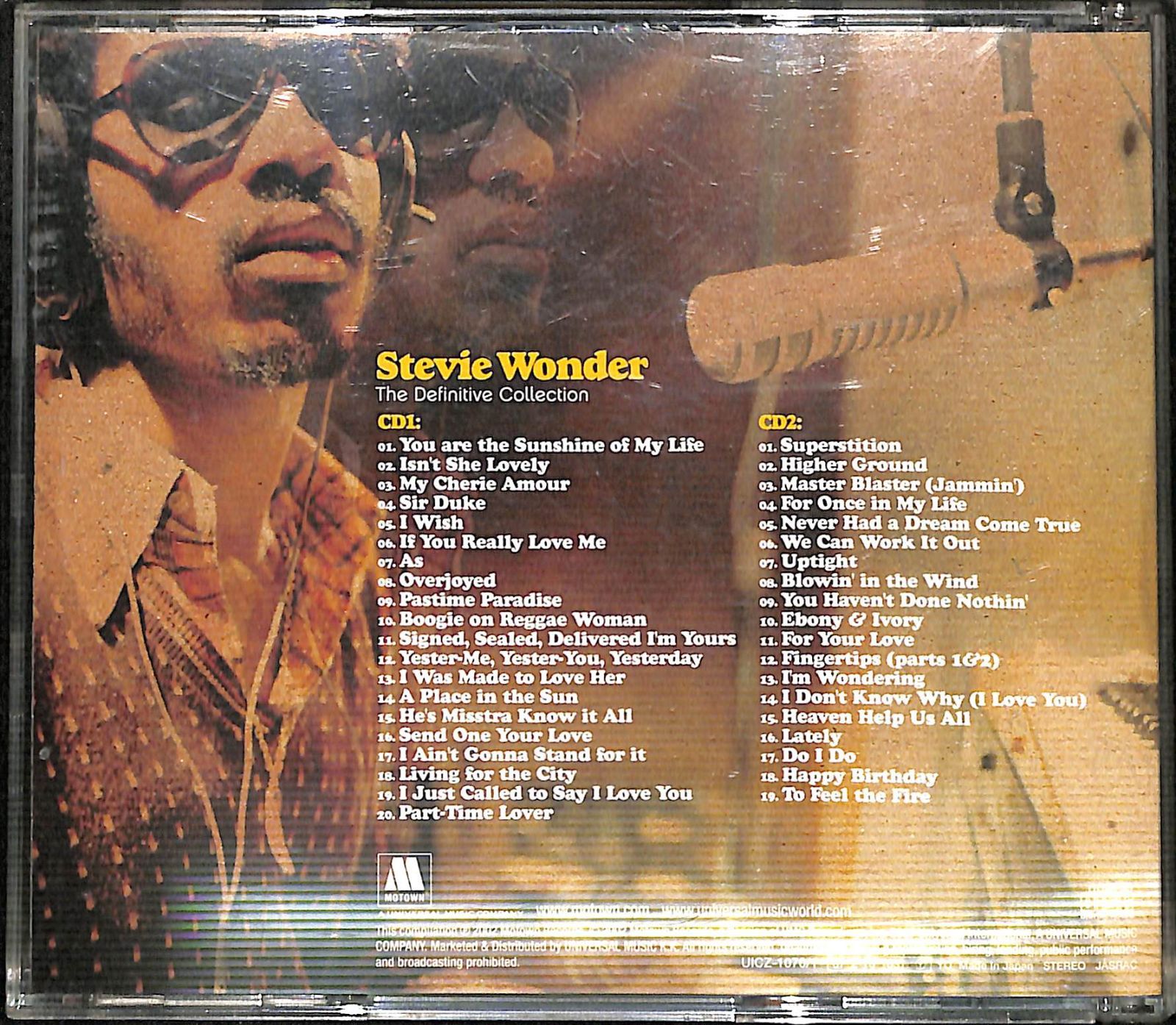2CD】Stevie Wonder The Definitive Collection スティーヴィー