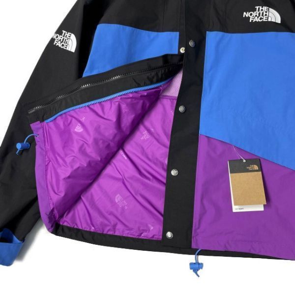 ノースフェイス マウンテンパーカー 1986 新素材(XL)青 紫 180915