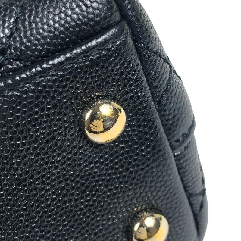 シャネル CHANEL ココハンドルXXS AS2215 ブラック ゴールド金具