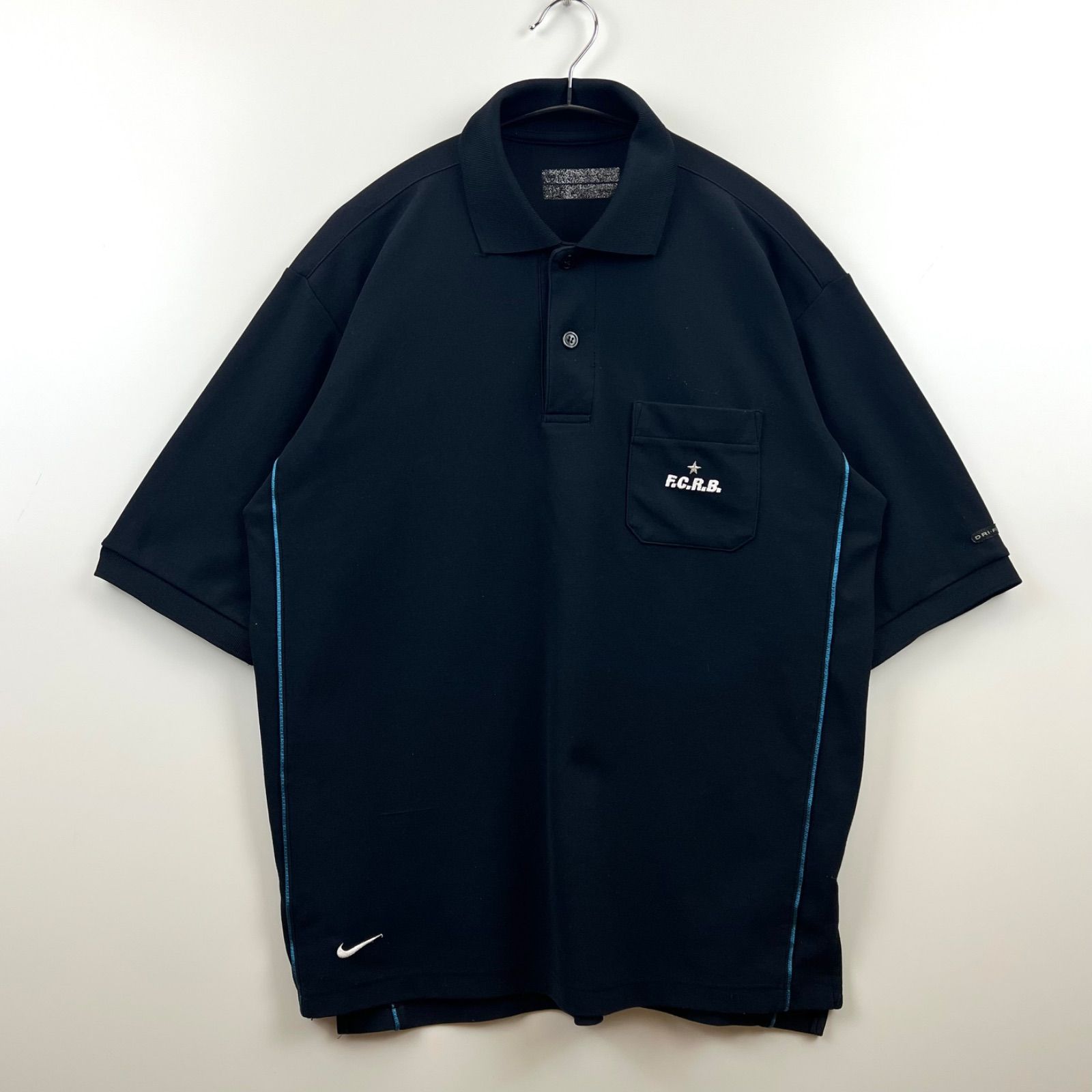 F.C.R.B bristol 00s archive one star polo shirts fit_XL ブリストル 