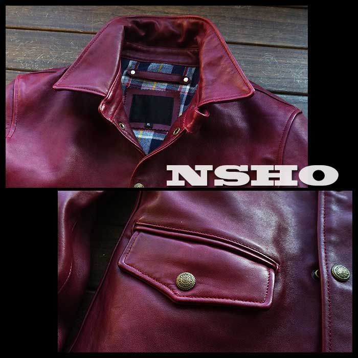 □新作GABRIEL 復刻 50's ドライビングコート シープスキン タンニン