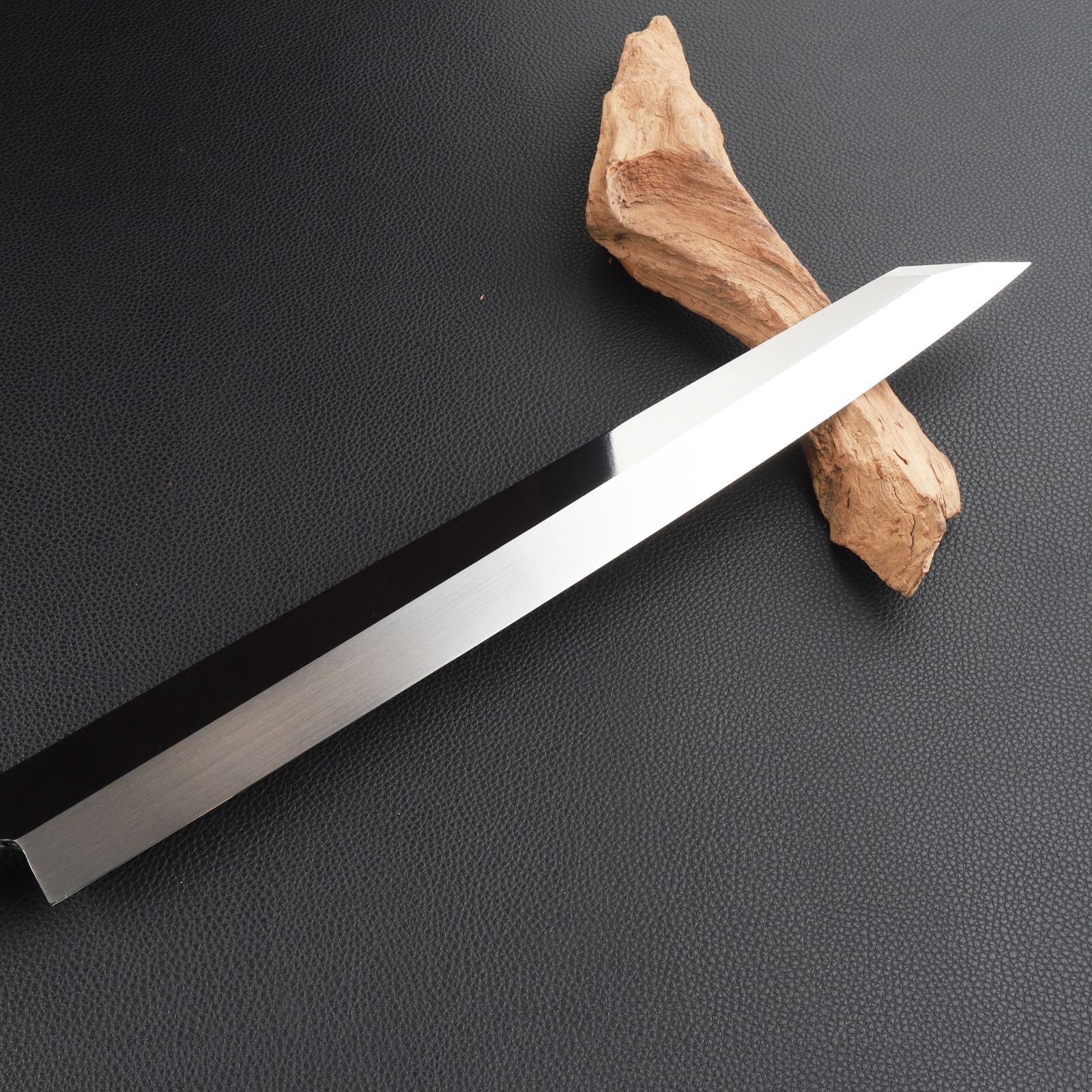 切付柳刃包丁 刺身包丁 尺（刃渡り300mm）通常鏡面仕上げ 本刃付け