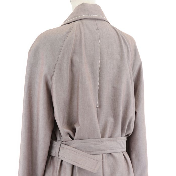 美品】エルメス コート 2019SS セリエボタン キモノカラー ダブル  