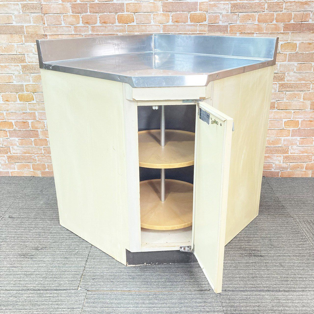 品 日東ステンレス工業 コーナーキャビネット 幅73cm 730mm キッチン 調理台 ボックスキッチン I0038