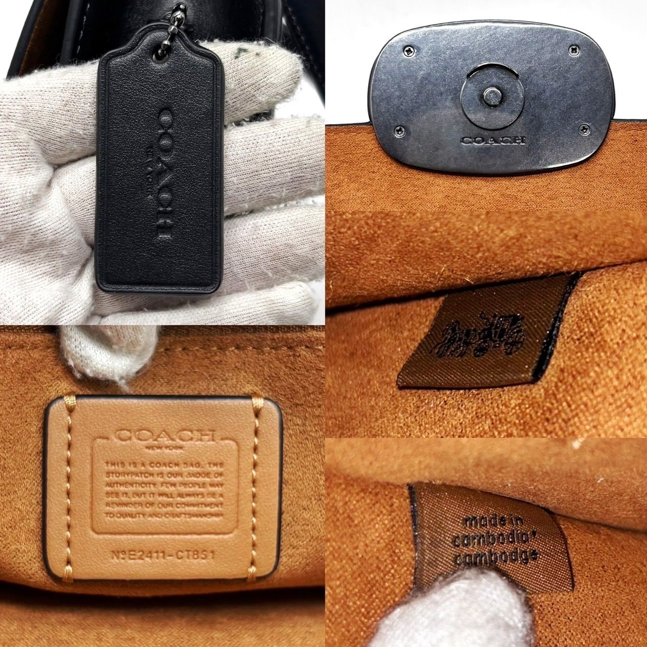 美品】 COACH コーチ エライザ ショルダーバッグ ハンドバッグ トート 