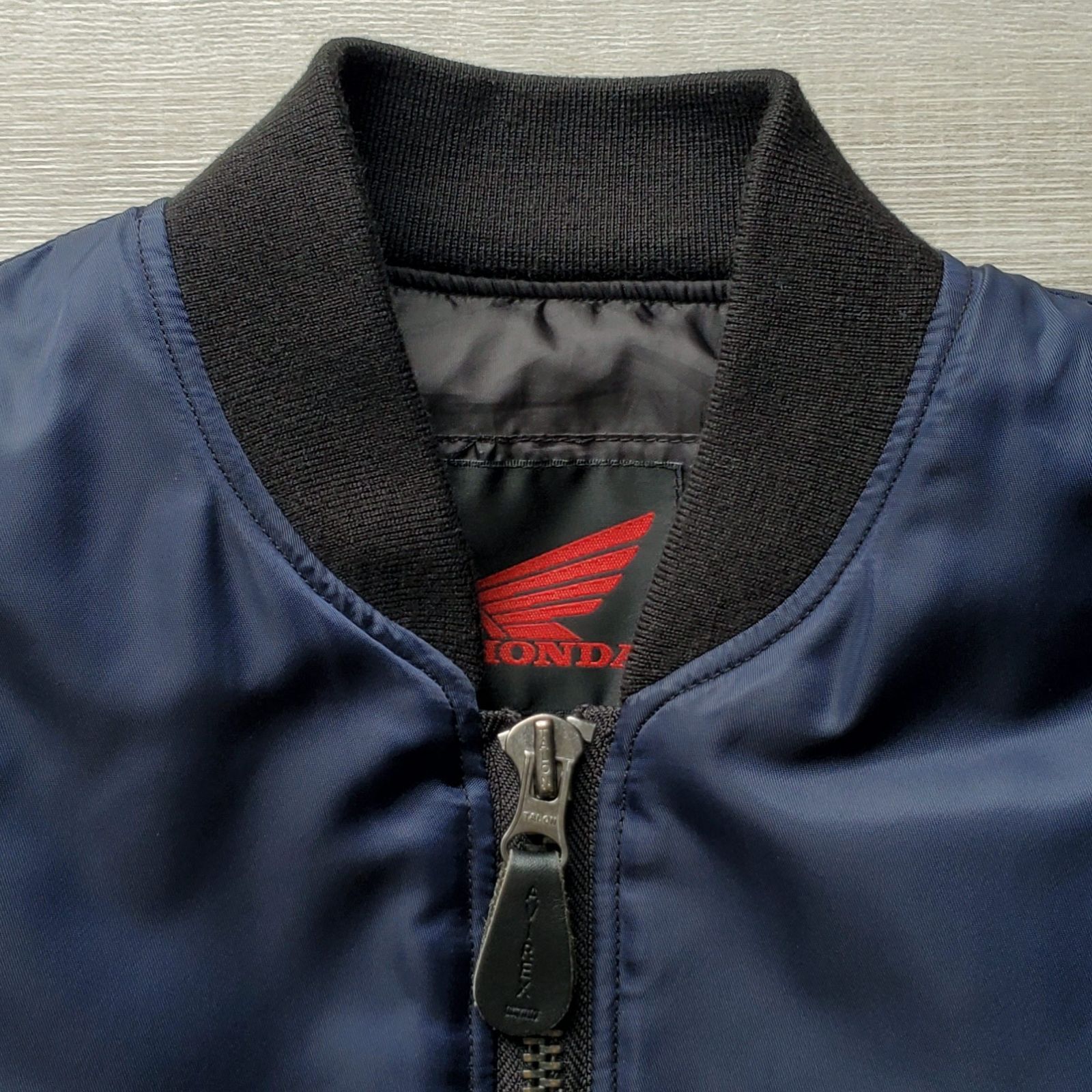 AVIREX×HONDA アヴィレックス ホンダ□美品 廃版 2017年 MA-1 RIDING