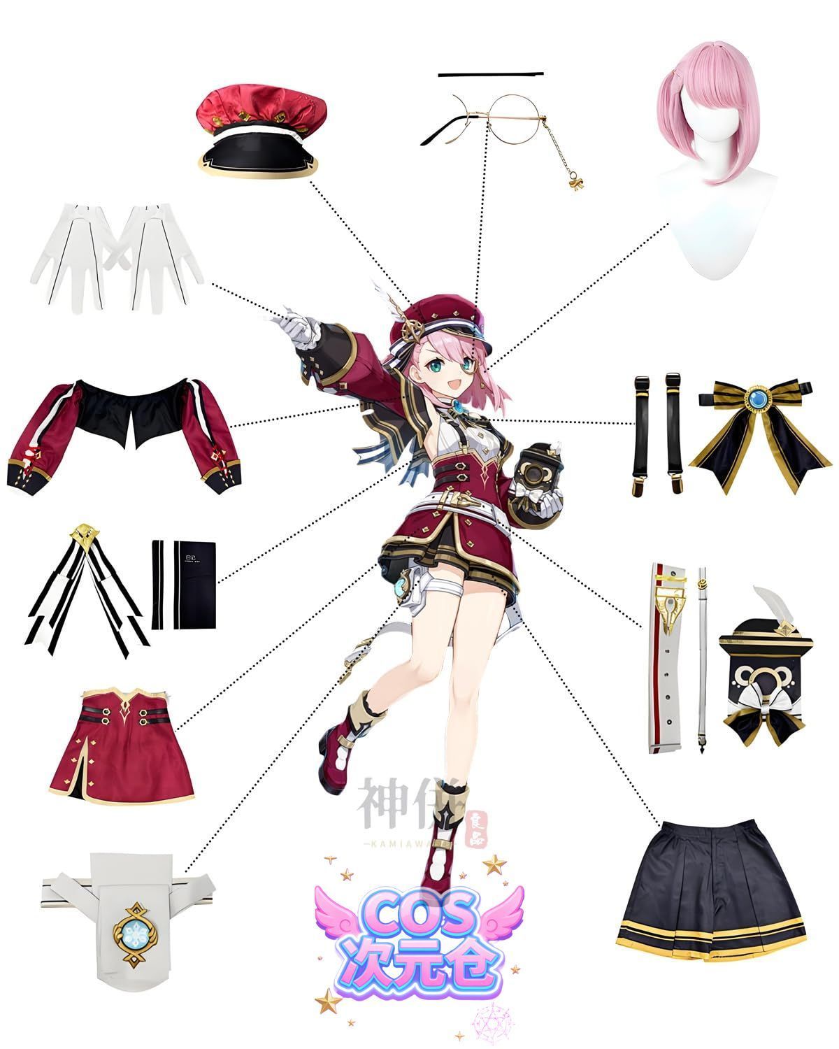 コスプレ衣装 フルセット