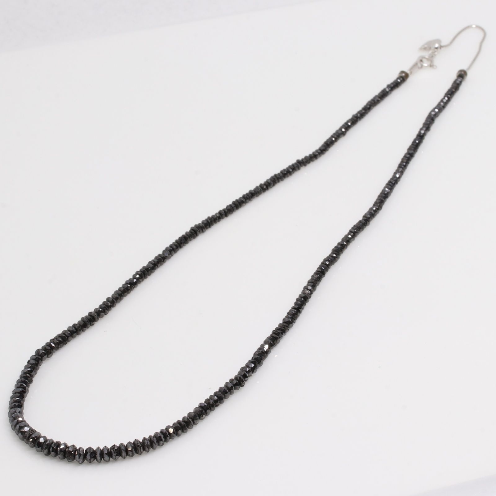 ITQMO54RXVY8 K18WG ブラックダイヤモンド 30.03ct ネックレス