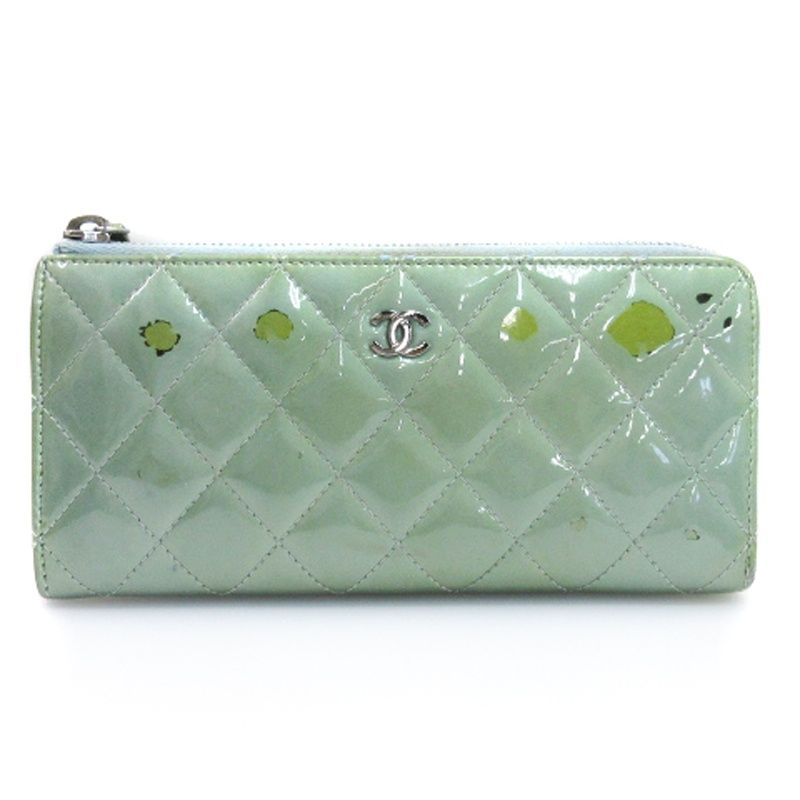 【心躍る美しきグリーン】CHANEL★長財布★限定カラー 心躍る美しきグリーン】CHANEL☆長財布☆限定カラー 長財布