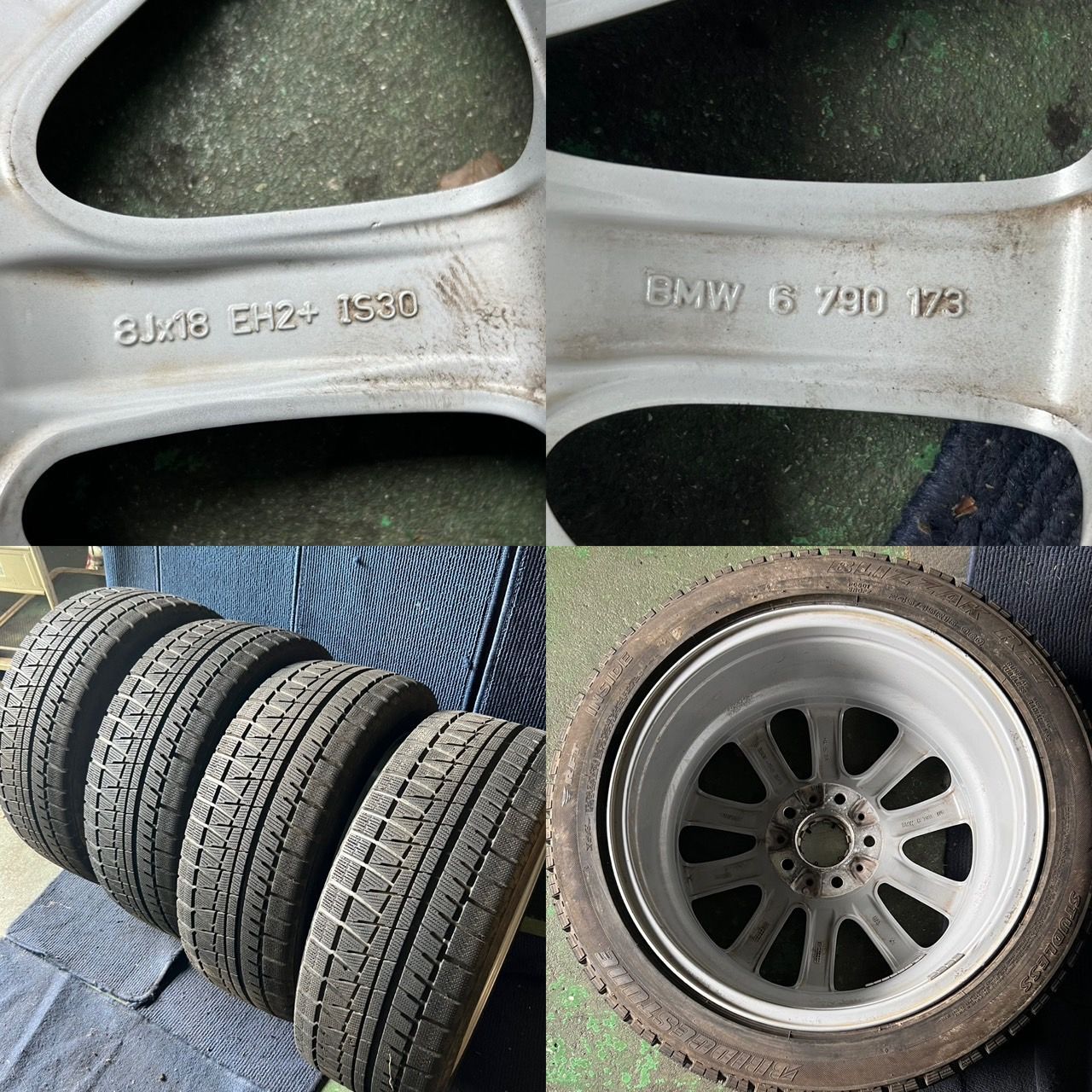 ハブ径約72.6 BRIDGESTONE
