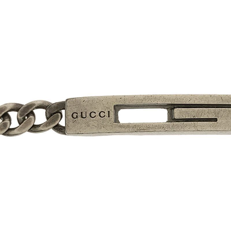 GUCCI / グッチ | Gカットアウト シルバー925 喜平チェーン
