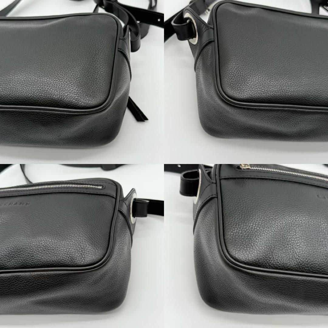 【極美品】LONGCHAMP カメラバッグ ショルダーバッグ レザー ブラック 極美品】LONGCHAMP カメラバッグ ショルダーバッグ レザー