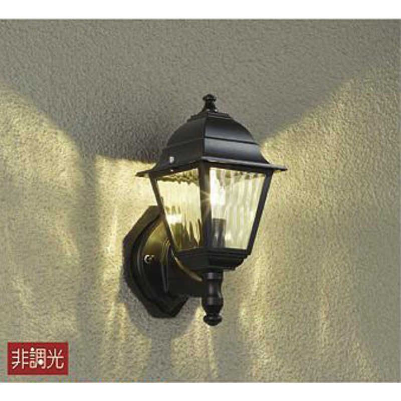 送料無料 ♥ 未開梱 大光電機 玄関照明 黒塗装 電球色 |LED |防雨型 |要電気工事 DWP39909Y