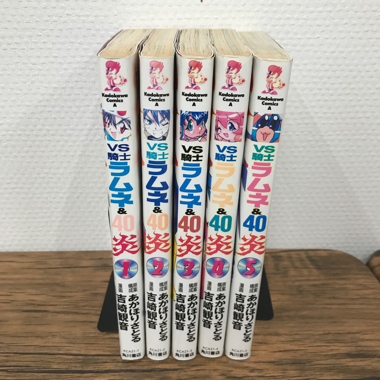 完結 全巻初版】VS騎士 ラムネ&40 炎 1〜5巻/【原案】あかほり